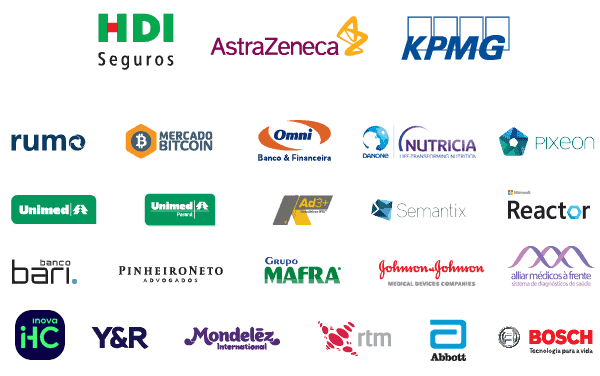 banner com logo de diversas empresas